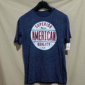 Well Worn Men's T-Shirt (Navy Confetti, Medium)